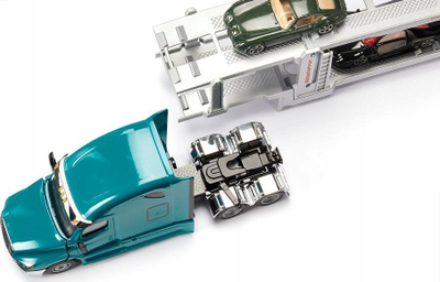 Model kamioni Siku Freightliner Cascadia, diecast 1:50, 18 cm, ngjyrë teal