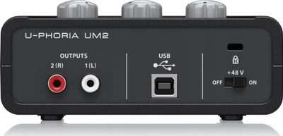 Interface audio Behringer U-Phoria UM2, USB, 2 kanale, i zi