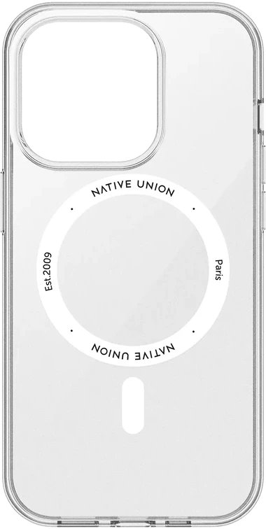 Maskë telefoni Native Union ReClear për iPhone 15 Pro Max, transparente, kompatibile me MagSafe