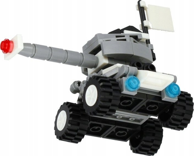 Lodër konstruktore Alleblox Military 3n1, 98 pjesë, 6+