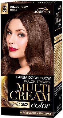 Боја за коса Joanna Multi Cream, бр. 39 Кафеава орев