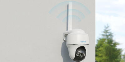 Kamerë sigurie Reolink Go Series G430, PTZ, me panel dielli, e bardhë