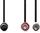 Kabllo audio Nedis CAGL20200BK10, DIN 5 pin në 2xRCA, 1 m, i zi