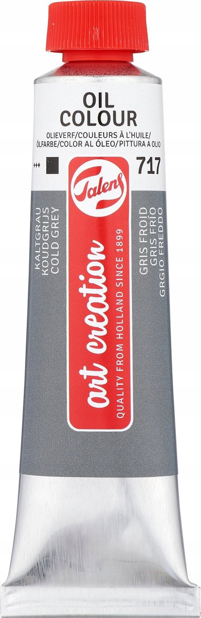 Bojë akrilike Talens Rembrandt 708, 40ml, Payne's Grey, gri e errët