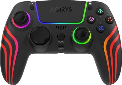 Gamepad wireless AQIRYS Themis për PS4, PC edhe iOS, i zi