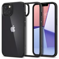 Mbrojtëse për celular iPhone 13 Spigen Ultra Hybrid, e zezë mat
