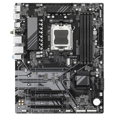 Pllakë amë GIGABYTE B650 UD AX, AMD Ryzen, 9000 Series CPUs, 6+2+2 VRM, 7600MHz, DDR5 (OC), 1xPCIe 5.0 + 2xPCIe 4.0 M.2, GbE LAN, WIFI 6, USB 3.2 Gen 2