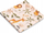 Pelenë museline Sensillo Cute Safari, 70x80 cm, pambuk 100%, me figura safari