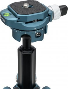 Tripod kamere Fotopro 59", alumin, kokë 360°, blu