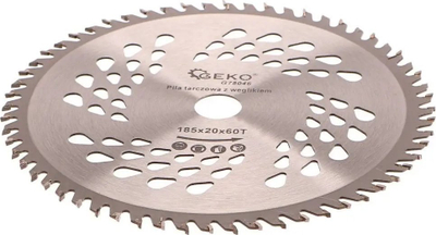Disk sharrë GEKO 200x32 mm, 24 dhëmbë karbiti, me vrima për ftohje