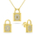 Set vathë + qafore për femra Brilio Silver SET281Y