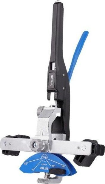 Vegël përkulëse tubash Value VBT-CB1R, për tuba bakri 6-22 mm, set me 7 madhësi, blu