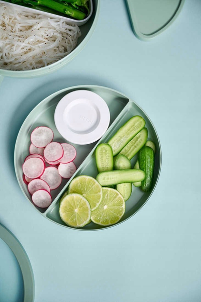 Enë drekë Mepal Vita Bento Lunch Bowl, 5 ndarje, Nordic Sage