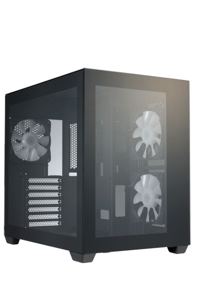 Kasë PC-je FSP CMT380B, e zezë