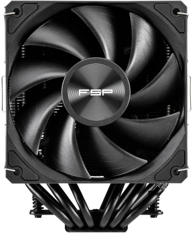 Ftohës CPU FSP MP7, kullë e dyfishtë, dy ventilatorë, i zi