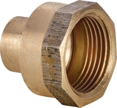 Kapak bronzi IBP Coupling With Socket 4270G022004000, 22x1/2", për ujë