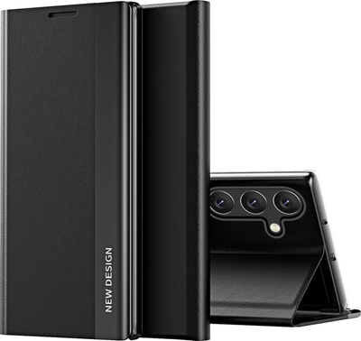 Kllëf telefoni Sleep Case Pro për Samsung Galaxy S24 FE, mbrojtës, i zi