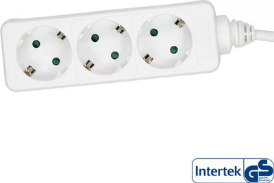 Shirit elektrik InLine 16435W, 3 dalje, 5m, i bardhë
