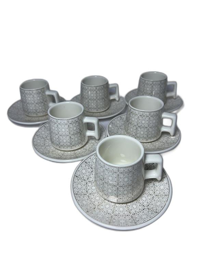Filxhan porcelani për kafe 6copë. UNIMIKS