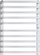 Radiator për banjo Instal-Projekt, i bardhë