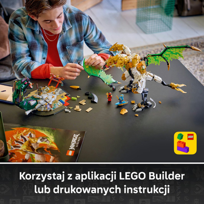 LEGO Ninjago Beteja e Dragoit Ultra 71872, 2178 pjesë