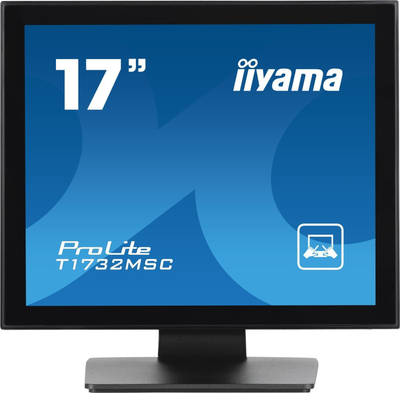 Monitor me prekje Iiyama ProLite T1732MSC-B1SAG, 17", 10 pika multi-touch, i zi