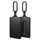 Mbajtëse karte Spigen Tesla Air Fit, set 2 copë, e zezë