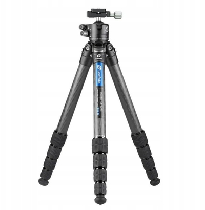 Tripod fotografik Leofoto LS-325C me kokë sferike LH-40, fibra karboni, mban deri 12 kg, ngjyrë e zezë