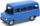Maket veture Welly FSO Nysa 522, shkalla 1:39, blu
