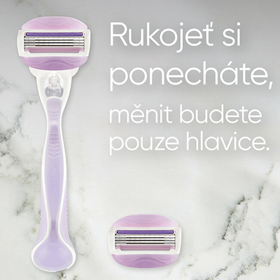 Brisqe për rrojë Gillette Venus ComfortGlide Breeze+ 4 koka zavendsuese