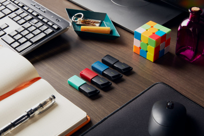 USB Kingston DataTraveler Exodia M, 64GB, USB 3.2, сина и црна