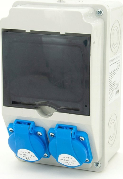 Ndërprerës kopshti ELS 2*GS 230V 6NO200, për panele, gri