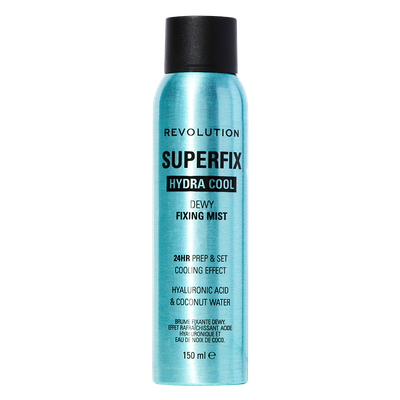 Fiksues për grim Revolution Spray Superfix Hydra Cool, Hyaluronic acid & Coconut water, 150ml