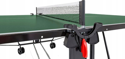 Tavolinë pingpongu Sponeta Hobbyline Outdoor, palosëse, me rrota, jeshile