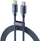 Kabllo USB C në USB C Voltage PureCrystal, 100W PD, 200cm, blu