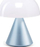 Llampë tavoline LEXON MINA, mini LED, 8.3cm, blu e çelët