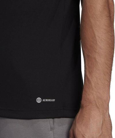 Bluzë polo Adidas Entrada 22 HB5328, për meshkuj, poliestër, e zezë