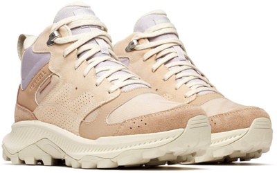 Këpucë hiking Merrell Tempo Sol Mid J038944, të lehta, shollë antirrëshqitëse, bezhë