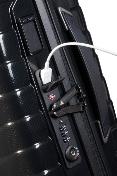 Valixhe Hard Me 4 Rrota Samsonite Proxis 55/20 Ngjyrë E Zezë
