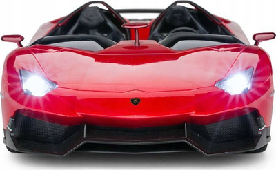 Makinë lodër me pult Rastar Lamborghini Aventador, 1:12, radio 27 MHz, e kuqe metalike