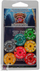 Trackera numërues për lojë tavoline, set 0–9, 25mm, ngjyra përzi