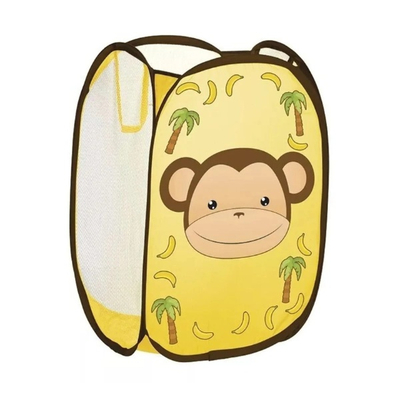 Shportë lodrash U-grow Monkey, palosëse, e verdhë