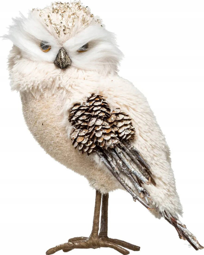 Figurinë buf Atmosphera, dekor poliester, 23 cm, bezhë