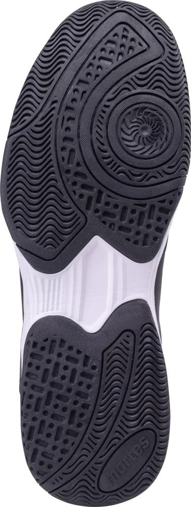 Këpucë për burra DETIS, material PU me rrjetë, taban EVA Phylon, të zeza