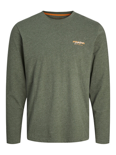 Jack&Jones PLUS Men's T-shirt JJALVIS Standard Fit 12265178, e gjelbër