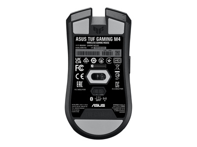 Maus ASUS TUF Gaming M4 - Wireless, BT, 2.4GHz, e zezë