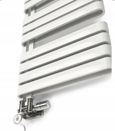 Radiator për banjo Terma Warp S Liptonn, 915x500mm, çelik, i bardhë