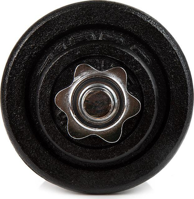 Сет рачни тегови Zipro Dumbbell, 12 делови, црни