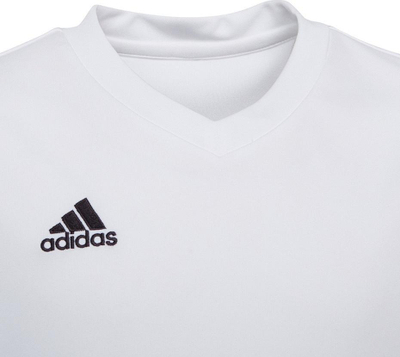 Fanellë sportive Adidas Entrada 22 Jsy Jr HC5054, për kalamaj, material poliestër, e bardhë