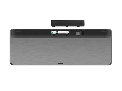 Tastierë me touchpad Natec TURBOT, USB, e zezë / e hirtë
